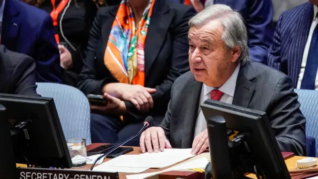 UN Secretary General Antonio Guterres