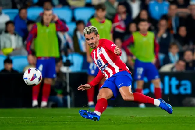 Antoine Griezmann banged in three goals at the weekend