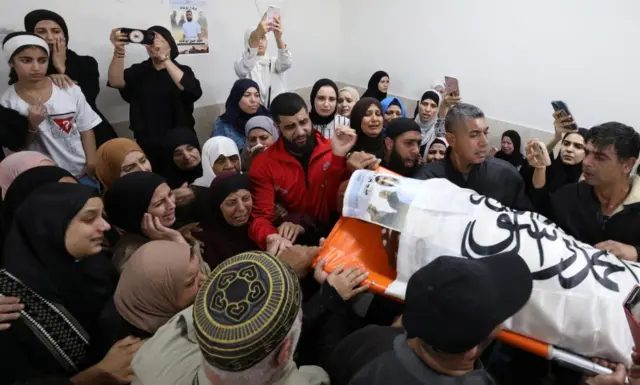 Funeral for a man in Jenin