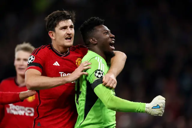 Andre Onana and Harry Maguire