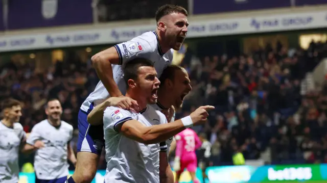 Preston celebrate