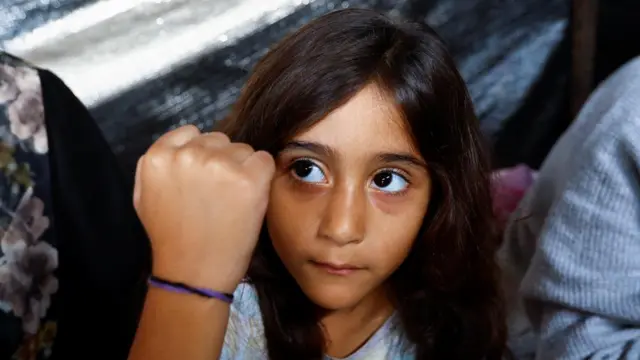 Child with a bracelet