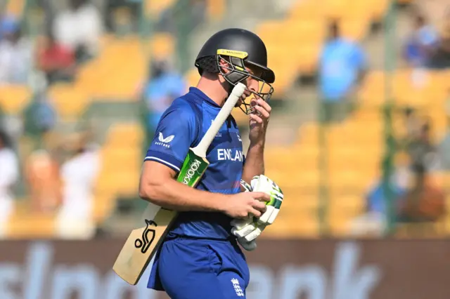 Jos Buttler walks off