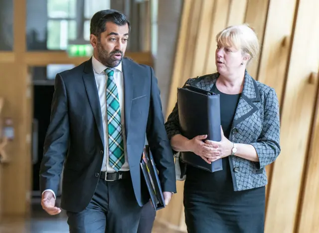 First Minister Humza Yousaf and Deputy First Minister Shona Robison