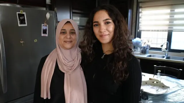 Sanaa Al-Araj and her daughter Karmel