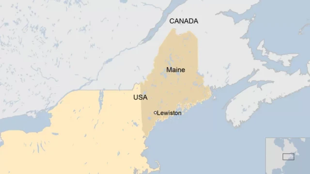 Map of Maine