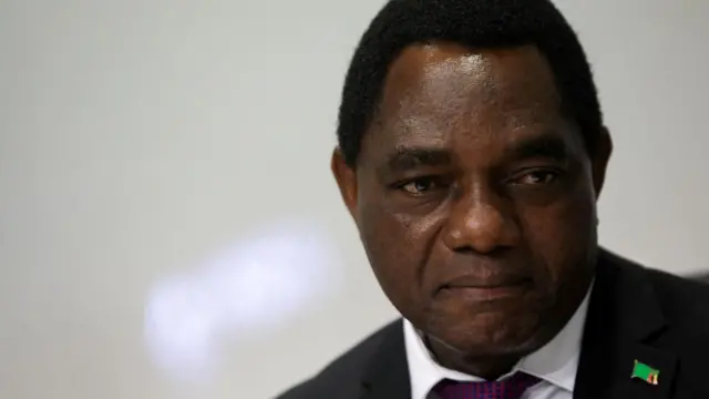 Zambian President Hakainde Hichilema