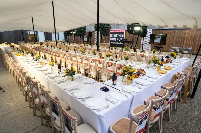 The Empty Shabbat Table installation in London