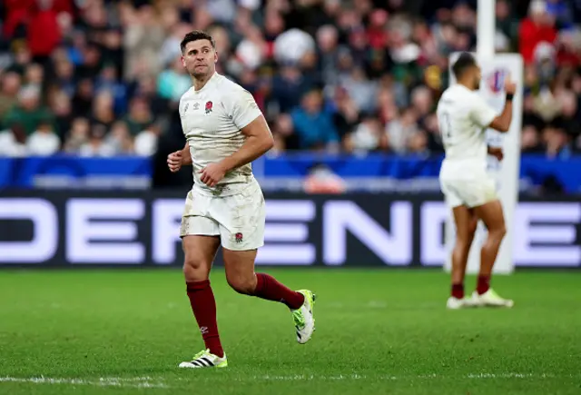 Ben Youngs of England leaves the field