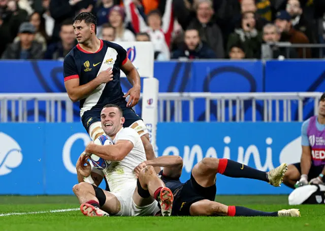 Ben Earl of England celebrates