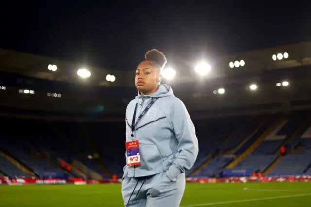 Khiara Keating surveys the scene at the King Power.