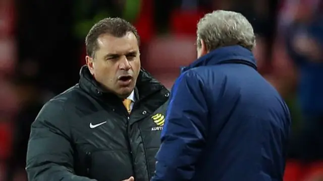 Ange Postecoglou and Roy Hodgson