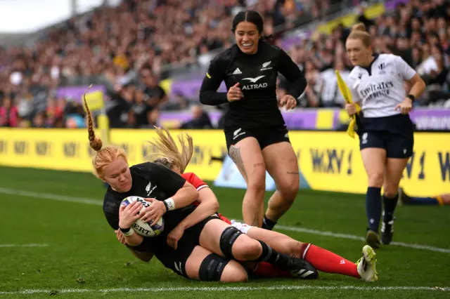 Lucy Jenkins came off the bench to score a brace for the hosts