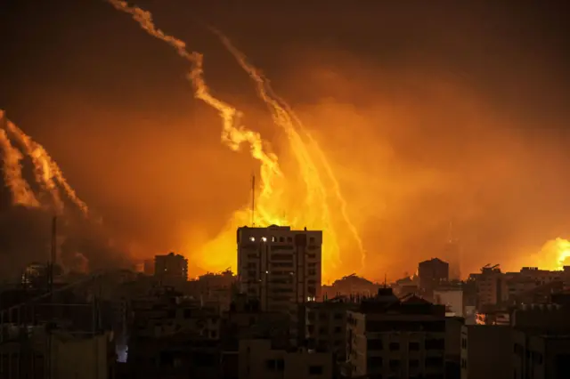 Smoke rises from Gaza amid Israel's devastating bombardment