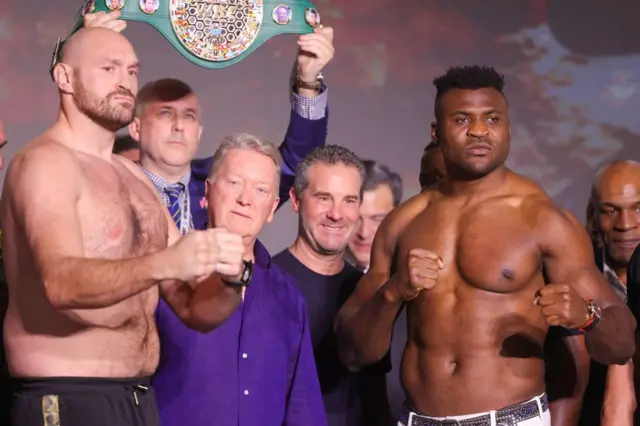 Tyson Fury and Francis Ngannou