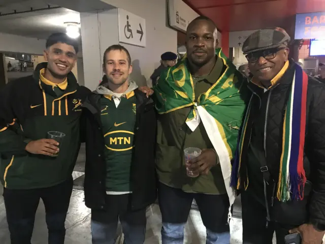 South Africa fans