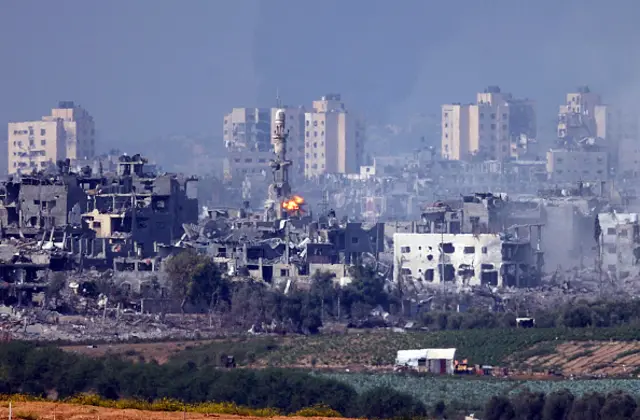 Israel intensified its bombardment on the Gaza Strip since Friday - 28 October 2023