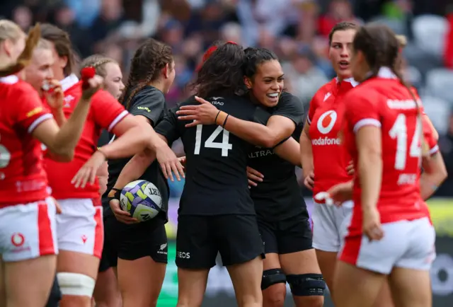 Ruby Tui scored her hattrick in less than 15 minutes