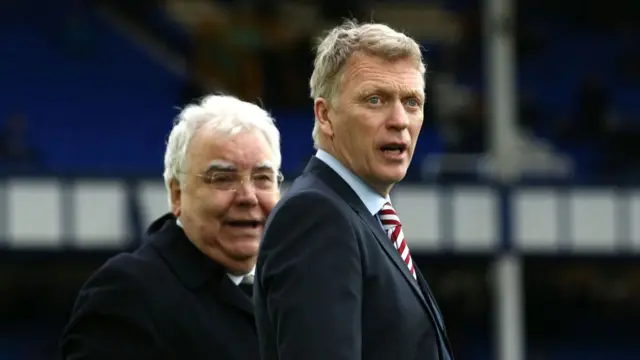 Bill Kenwright and David Moyes