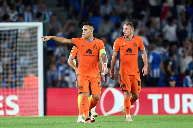 Lautaro Martinez of Inter Milan celebrates