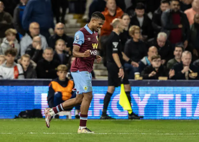 Lyle Foster celebrates