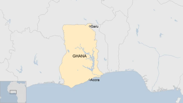 Map of Ghana