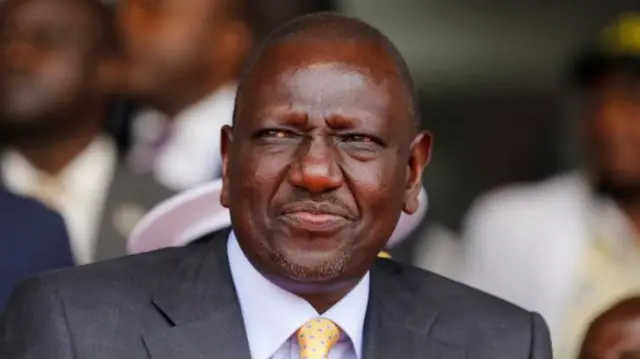 Kenya's President William Ruto looks on during his swearing-in ceremony at Moi International Stadium in Nairobi, Kenya September 13, 2022