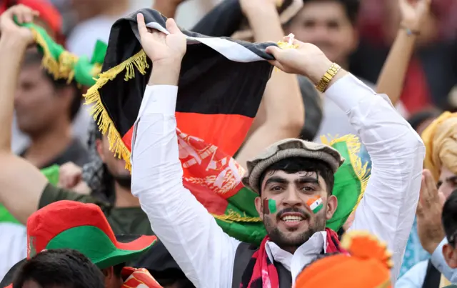 Afghanistan fans celebrate