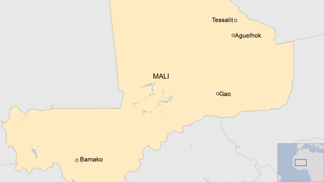 Map of Mali