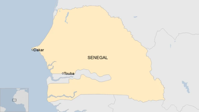 Map of Senegal