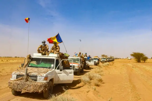 Convoy of Chadian peacekeepers