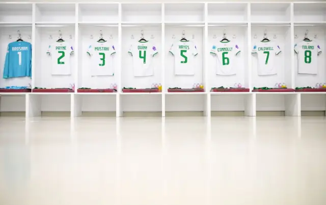 Irish dressing room