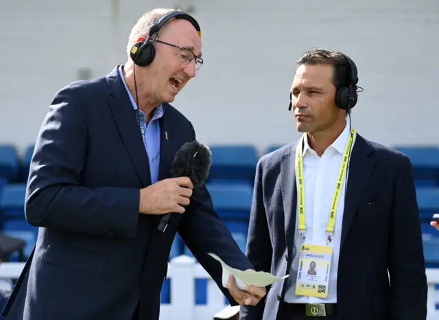 Jonathan Agnew and Mark Ramprakash