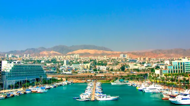 In normal times, Eilat is a tourist town and base for diving trips to the Red Sea