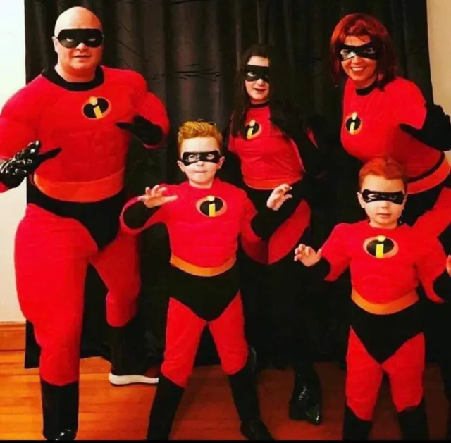 Bradley Family as the Incredibles