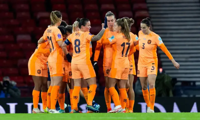 Dutch team celebrate