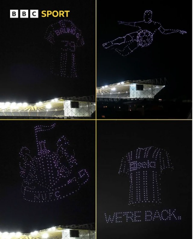Newcastle drone show