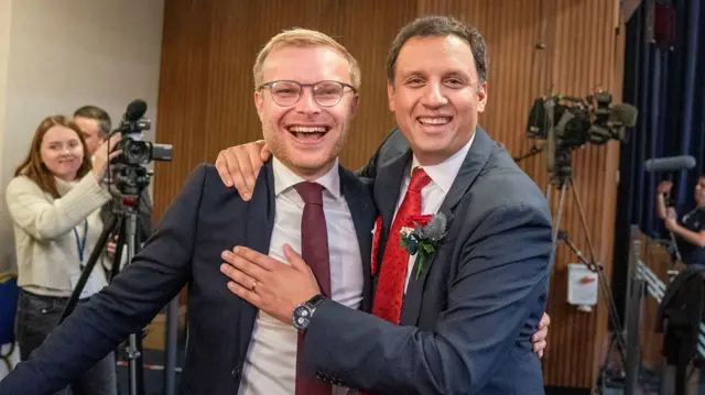 Michael Shanks with Anas Sarwar