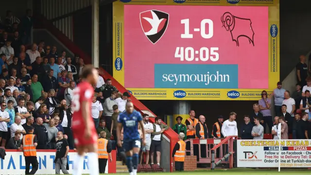 Cheltenham Town scoreboard