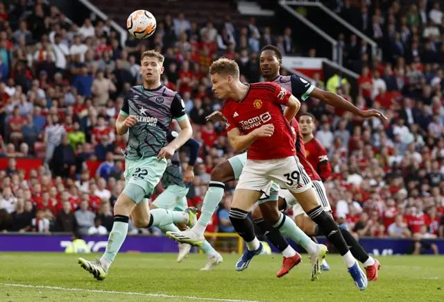 McTominay heads home to win the game for United.