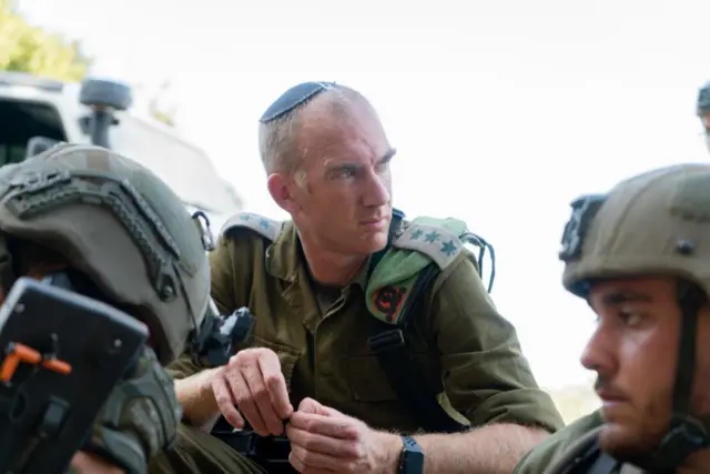 The Commander of the Nahal Brigade, Colonel Jonathan Steinberg