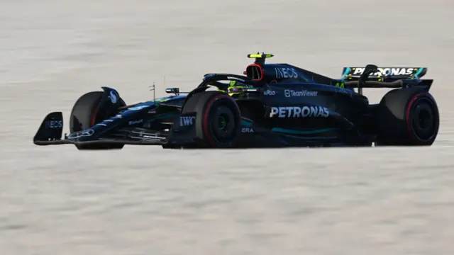 Lewis Hamilton at the Qatar GP.