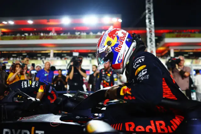 Max Verstappen at the Qatar GP.