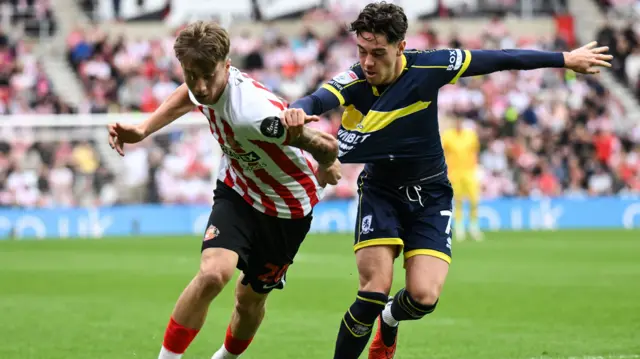 Sunderland v Middlesbrough match action