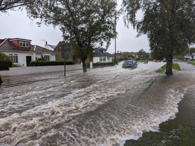 Flooding in Milngavie