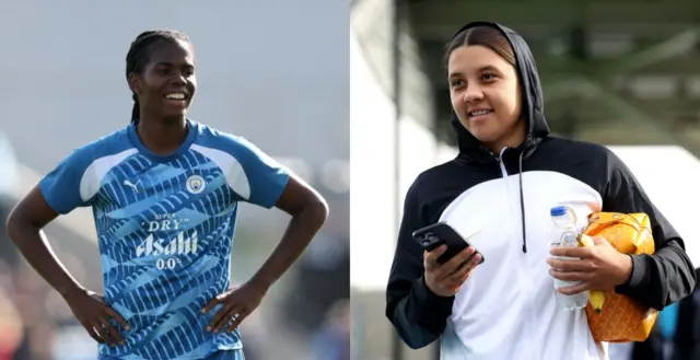 Bunny Shaw (left) and Sam Kerr (right)