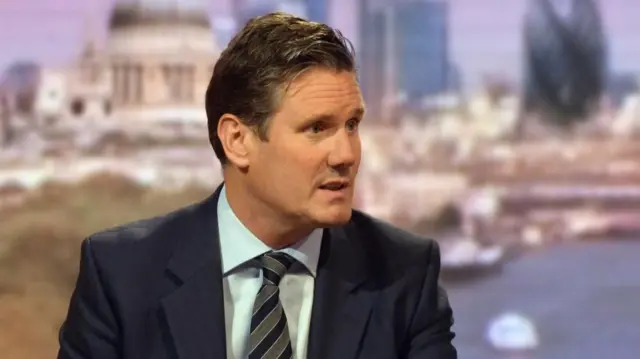 Keir Starmer, as director of public prosecutions, on the BBC’s Andrew Marr show in 2014