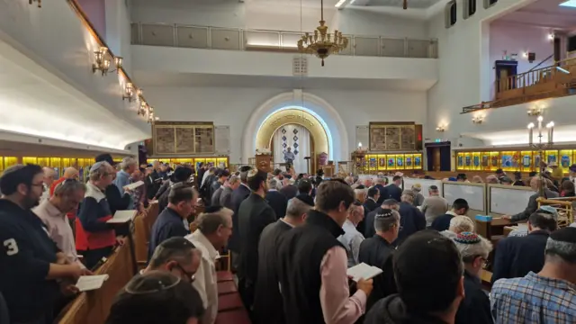 Jewish communities have gathered in the UK