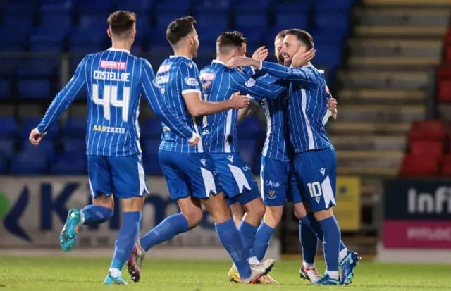 St Johnstone celebrate