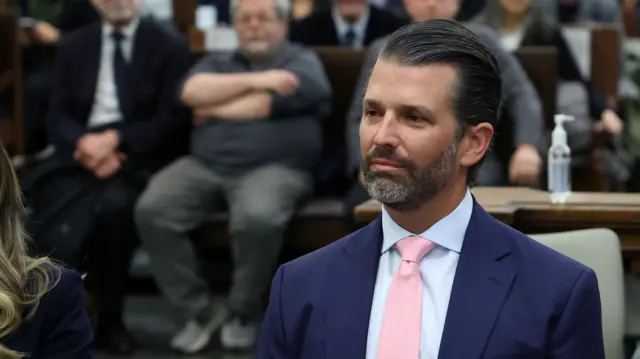 Donald Trump Jr in court